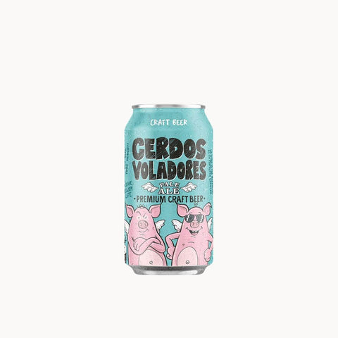 cerveja Cerdos Voladores pale ale sem glúten 33 cl