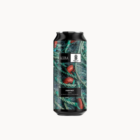 lata de cerveja Letra Fish Net 44 cl