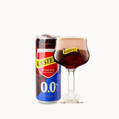 Kasteel Rouge 0.0% Lata 33 cl + Copo