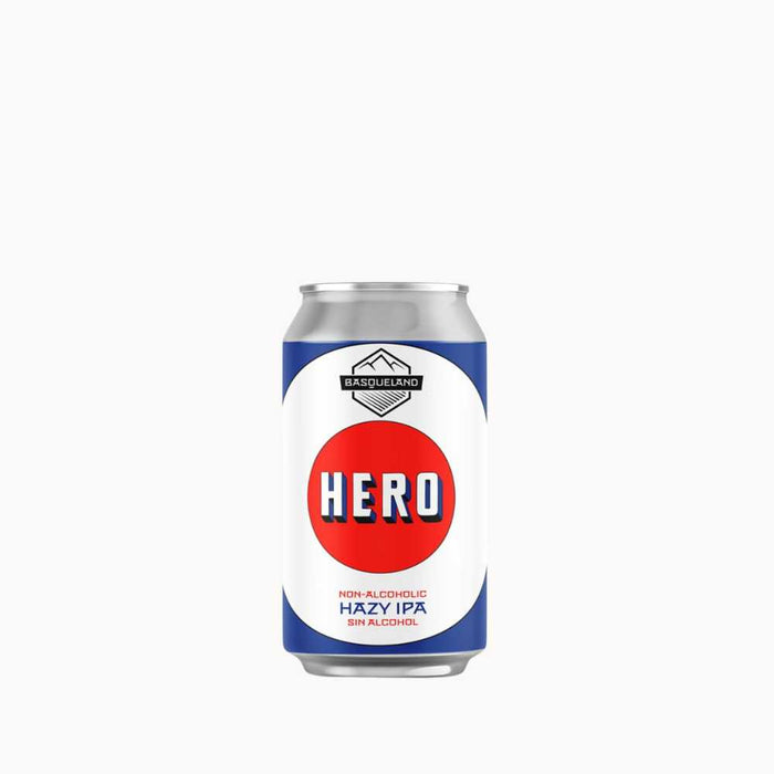 Basqueland Hero Hazy IPA 0.5% lata 33cl
