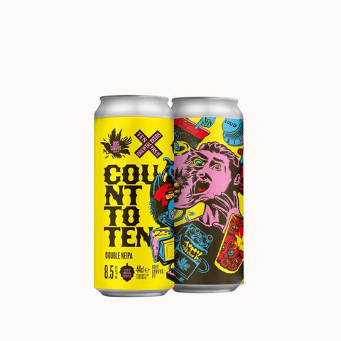 lata cerveja Dois Corvos Count-to-ten Doubel Neipa 44cl