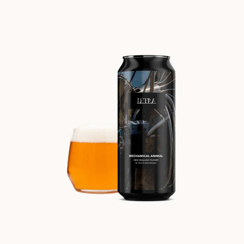 cerveja Letra Mechanical Animal New Zealand Pilsner 44cl + copo