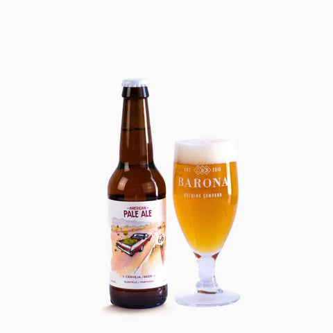 Barona American Pale Ale 33cl + Copo