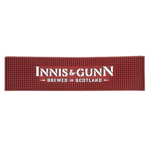 Escorredor para copos, em borracha, vermelho Innis & Gun