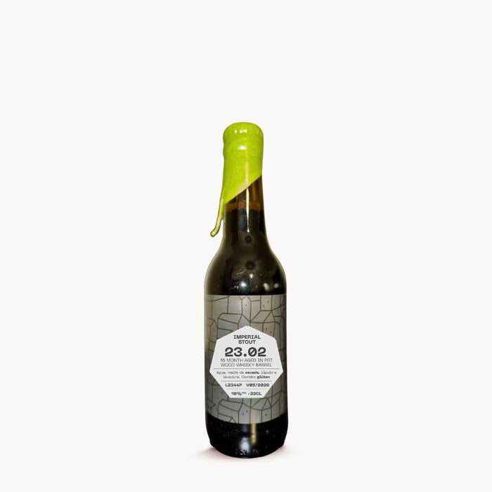 Burguesa Imperial Stout BA Prt Wood Whisky 23.02 33 cl