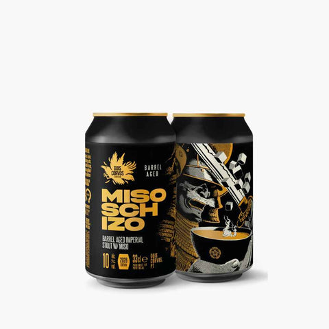 Dois Corvos Miso Schizo Imperial Stout Bourbon Barrel Aged 10% 33 cl