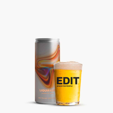 Lata cerveja craft italiana Edit liquidfade Modern IPA 33cl