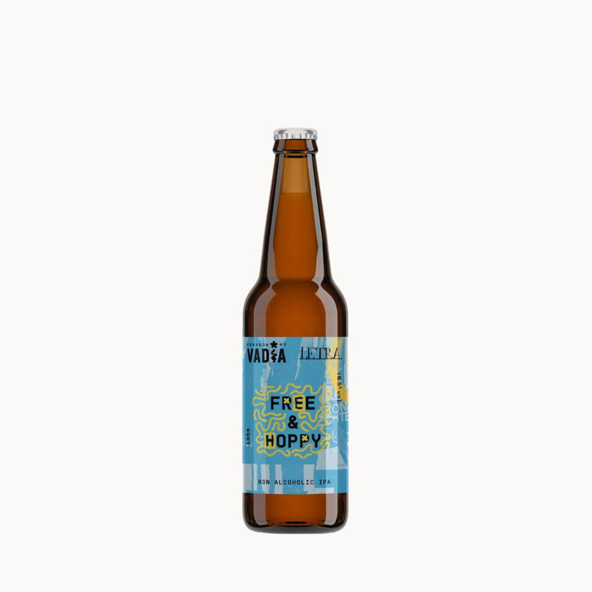 Letra Free & Hoppy 0.5% collab Vadia 33 cl – Syndicato