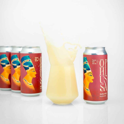 lata cerveja Ophiussa Nefertiti Double IPA 8% 44 cl