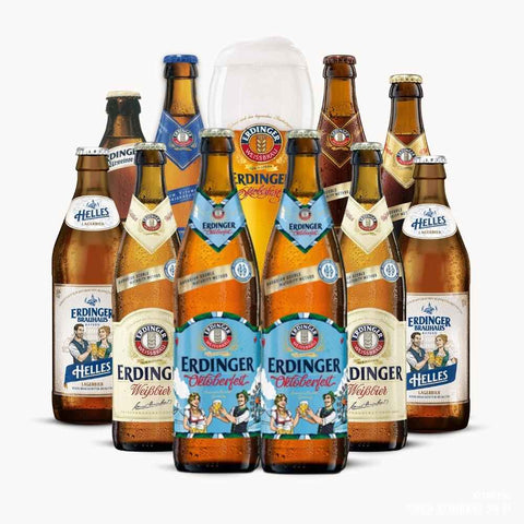 Oktoberfest Erdinger Mix Pack 10x50 cl + Copo