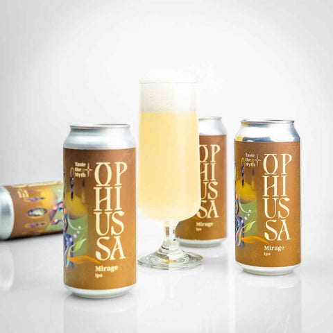 lata cerveja Ophiussa Mirage New England IPA 7% 44 cl