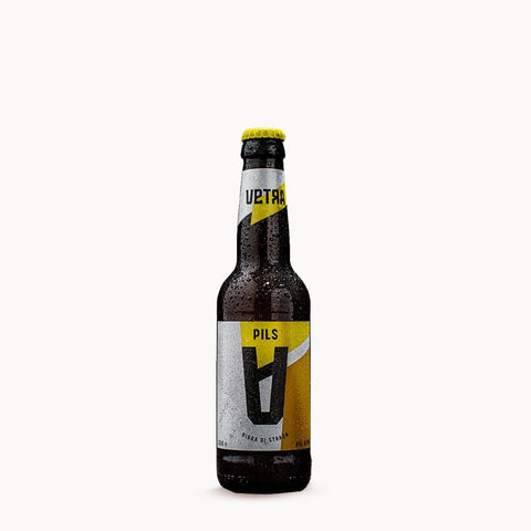 garrafa cerveja italiana Vetra Pils 33 cl