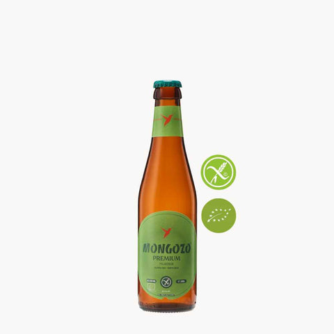 Mongozo Premium Pilsner Gluten Free Organic Beer 33cl