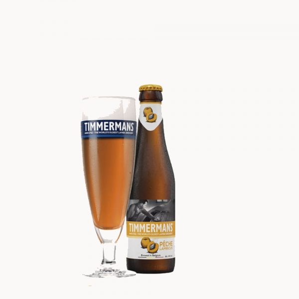 Garrafa cerveja Timmermans Pêche Lambicus 25cl