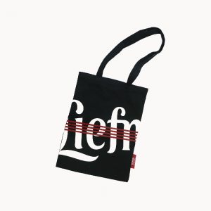 Tote Bag Liefmans preto, tecido