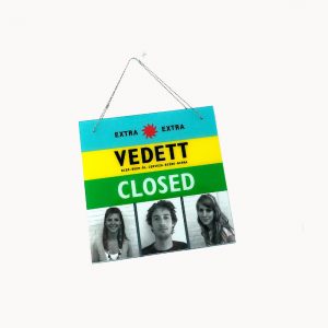 Placa Open / Closed Vedett