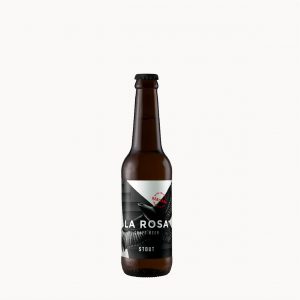 Garrafa cerveja La Rosa Stout 33 cl