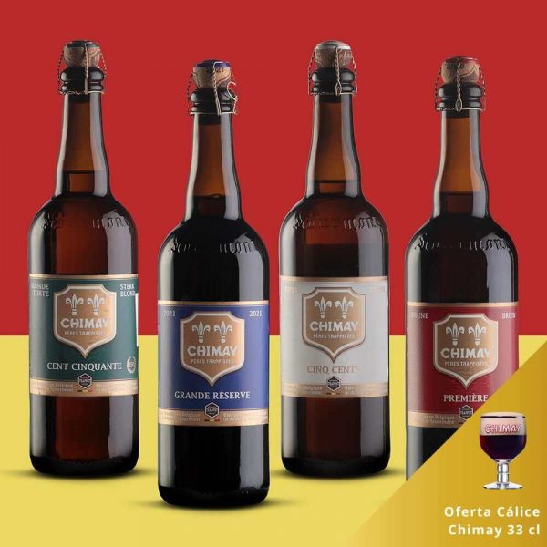 Chimay Session Pack 4x75cl+oferta Calice 33 cl