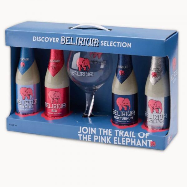 Delirium-Discorey-Gift-Pack-4x33cl + Copo