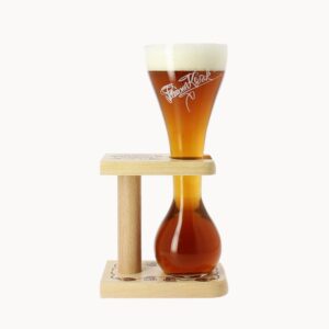 Copo Pauwel Kwak com suporte em madeira, 33 cl